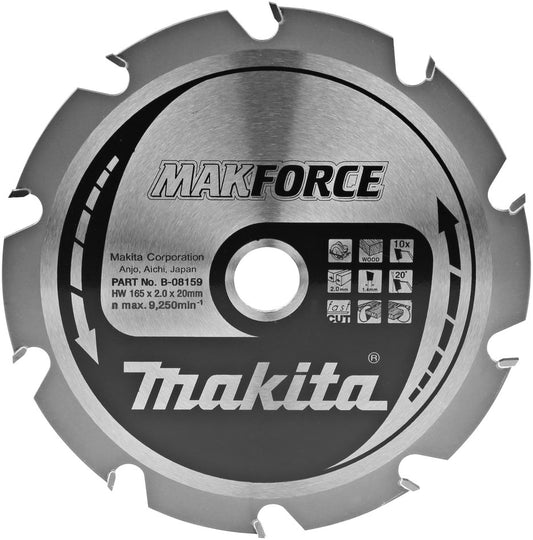 Makita B-08159 Sägeblatt Holz 165 Millimeter