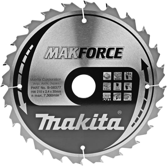 Makita B-08377 Sägeblatt Holz 210 Millimeter