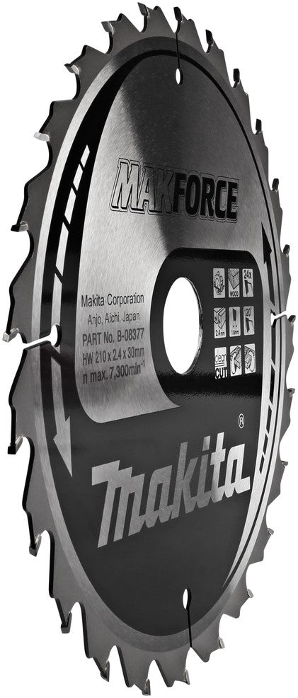 Makita B-08377 Sägeblatt Holz 210 Millimeter