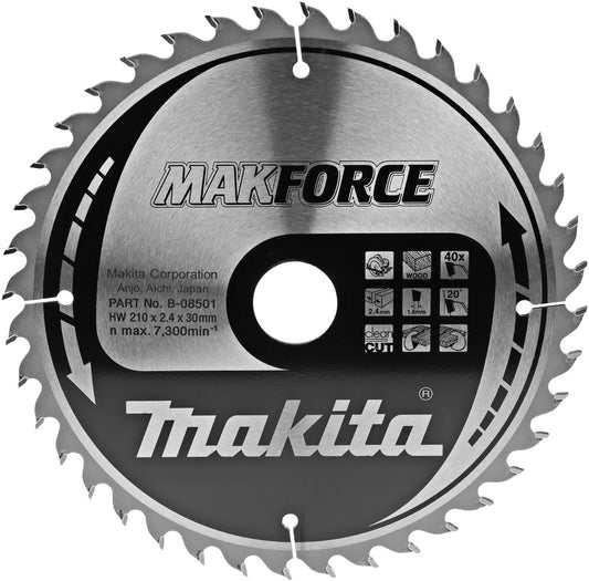 Makita B-08501 Sägeblatt Holz 210 Millimeter