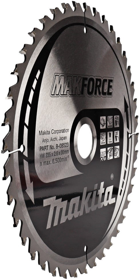 Makita Circular Saw Blade Wood 235x2.6x30mm 40T