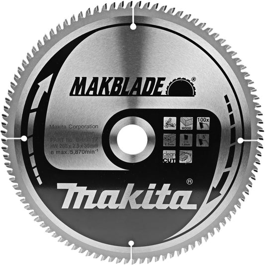 Makita B-09117 Kreissägeblatt Holz 260x30mm 100Z