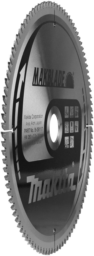 Makita B-09117 Circular Saw Blade Wood 260x30mm 100T