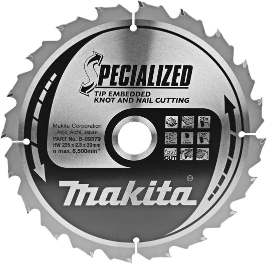 Makita B-09379 Sägeblatt TipE 235 Millimeter