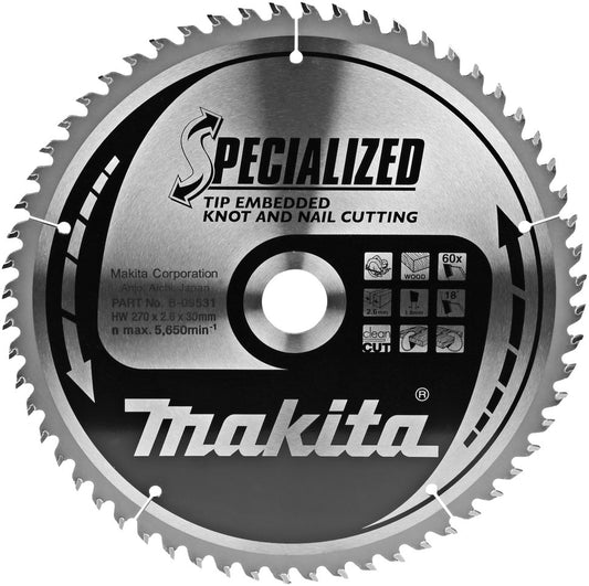 Makita B-09531 Sägeblatt TipE 270 Millimeter