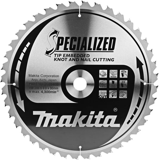 Makita Kreissägeblatt TipE 355x2,0x30mm 40T B-09466