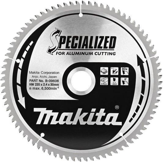 Makita Kreissägeblatt Aluminium 235x2,4x30mm 80T B-09606