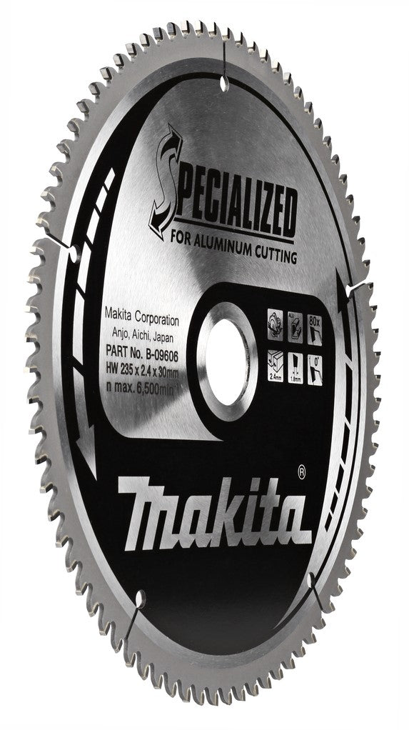 Makita Circular Saw Blade Aluminum 235x2.4x30mm 80T B-09606