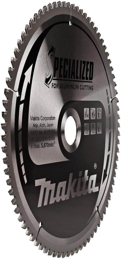 Makita Zaagblad 260x30 80T alu B-09656