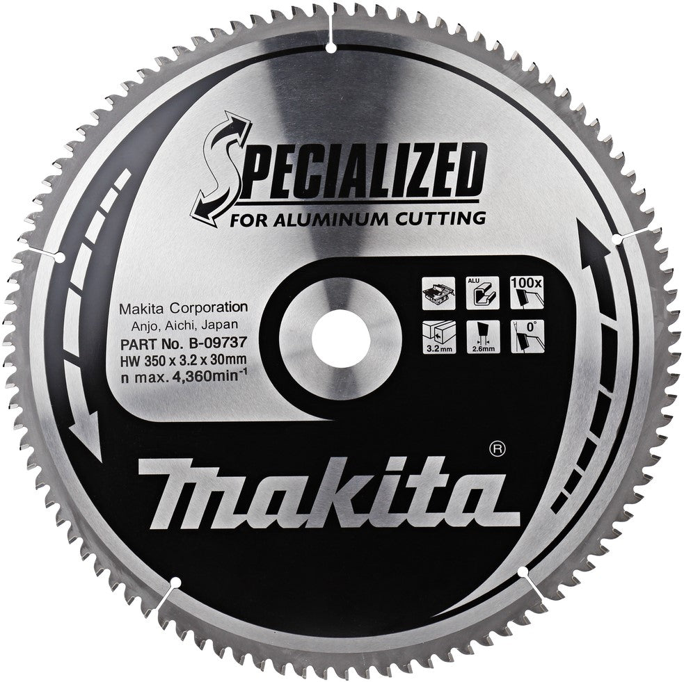 Makita B-09737 Zaagblad alu 350 millimeter