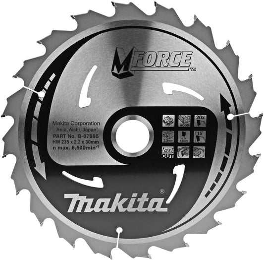 Makita B-08006 Sägeblatt mforce 165 Millimeter