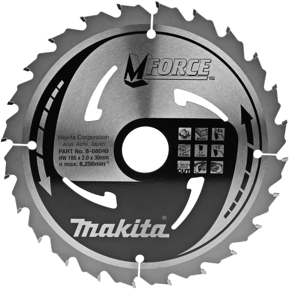 Makita B-08040 Sägeblatt mforce 185 Millimeter