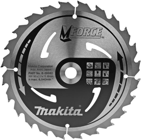 Makita B-08062 Sägeblatt mforce 190 Millimeter