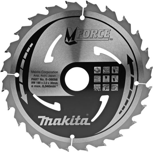 Makita B-08056 Sägeblatt mforce 190 Millimeter