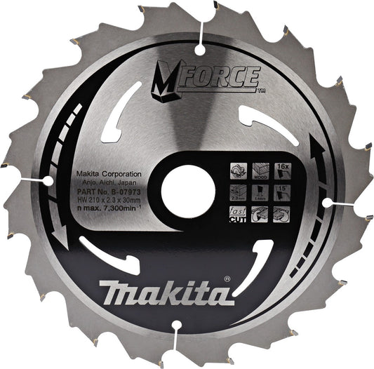 Makita B-07973 Sägeblatt mforce 210 Millimeter