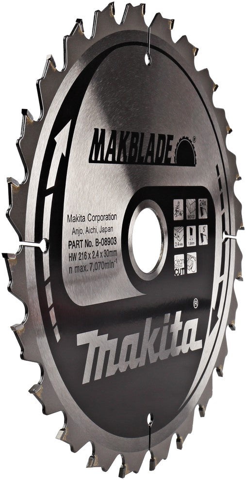 Makita Kreissägeblatt Holz 216x2,4x30mm 24Z