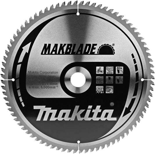 Makita Kreissägeblatt Holz 305x2,3x30mm 80T B-09086