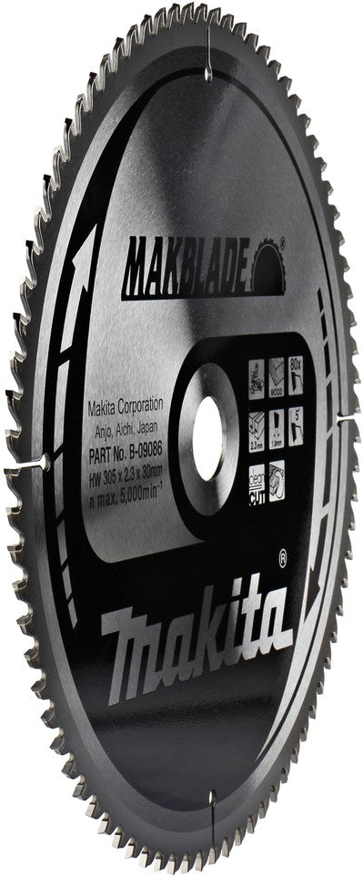 Makita Circular Saw Blade Wood 305x2.3x30mm 80T B-09086