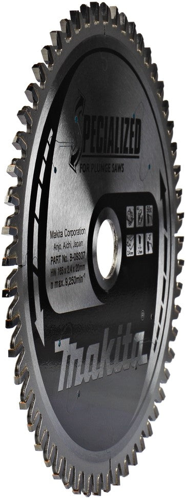 Makita B-09307 Cirkelzaagblad Alu 165x20mm. 56T