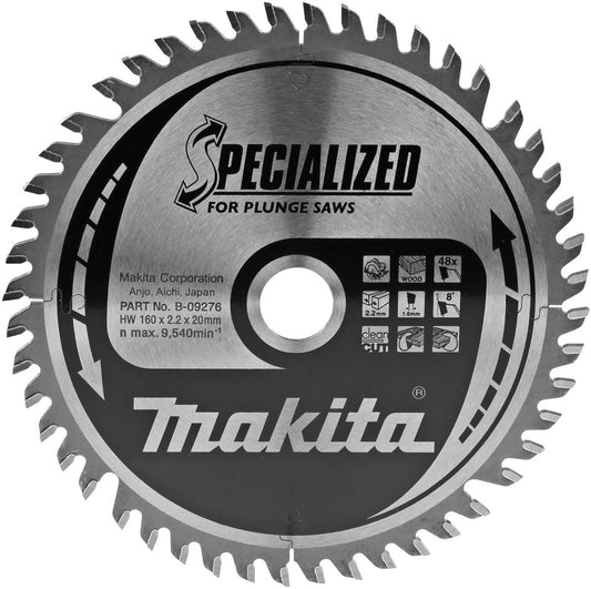 Makita B-09276 Sägeblatt Holz 160 Millimeter