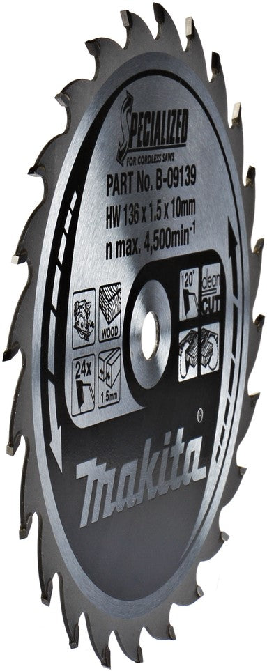 Makita B-09139 Saw Blade 136x10mm 24T