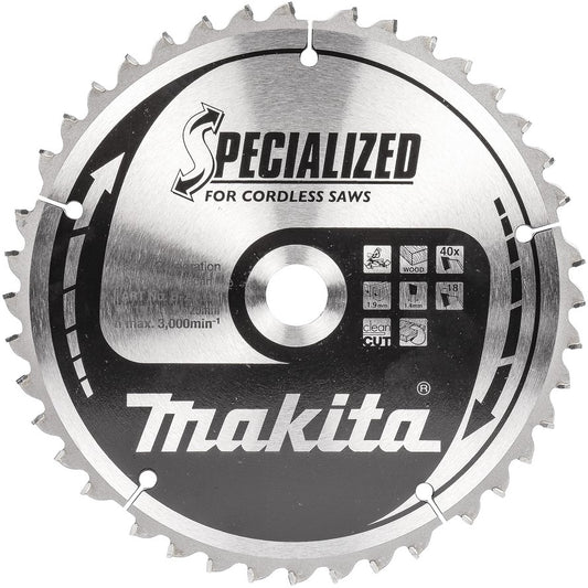 Makita Kreissägeblatt Holz 190x1,9x20mm 40Z