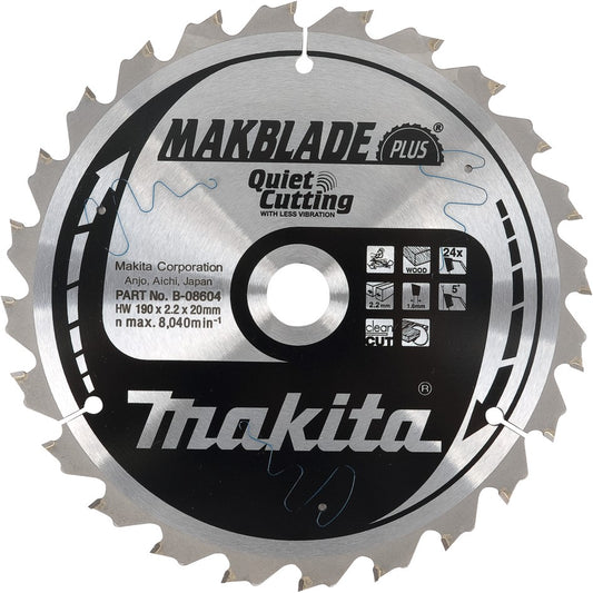 Makita B-08604 Sägeblatt Q&amp;C 190 Millimeter