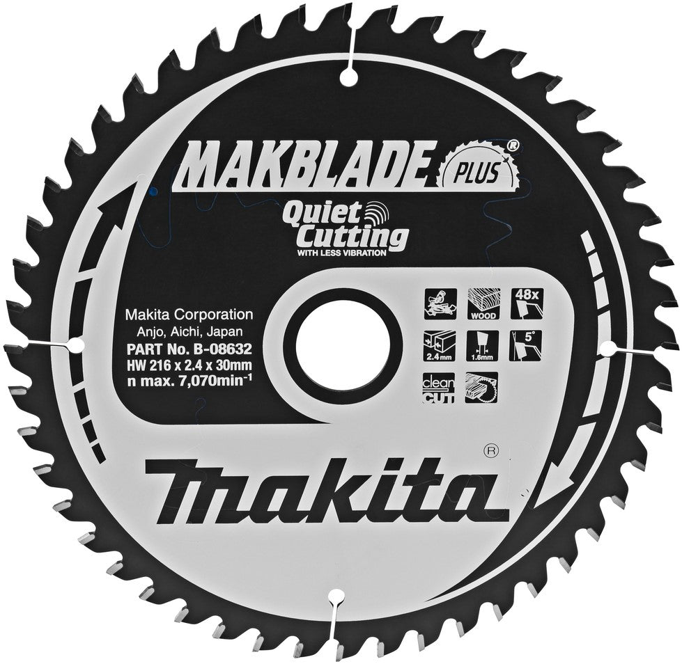 Makita B-08632 Zaagblad q&c 216 millimeter