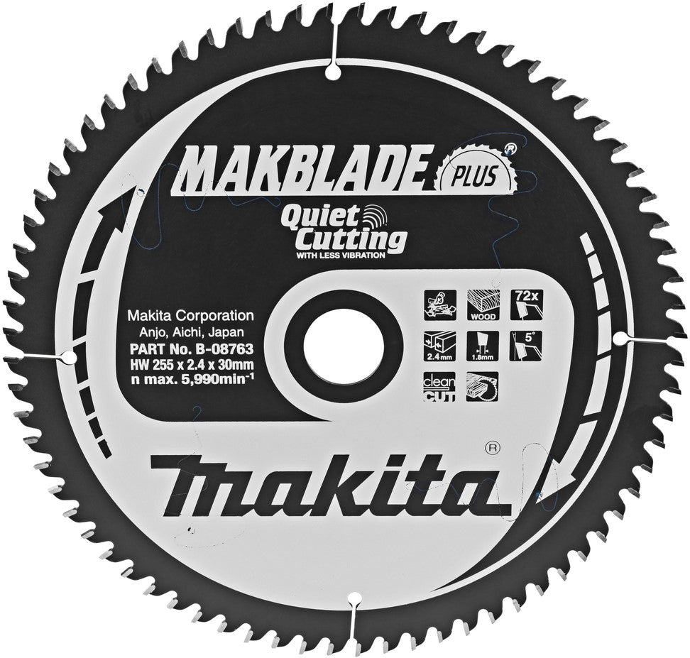 Makita B-08763 Sägeblatt Q&amp;C 255 Millimeter