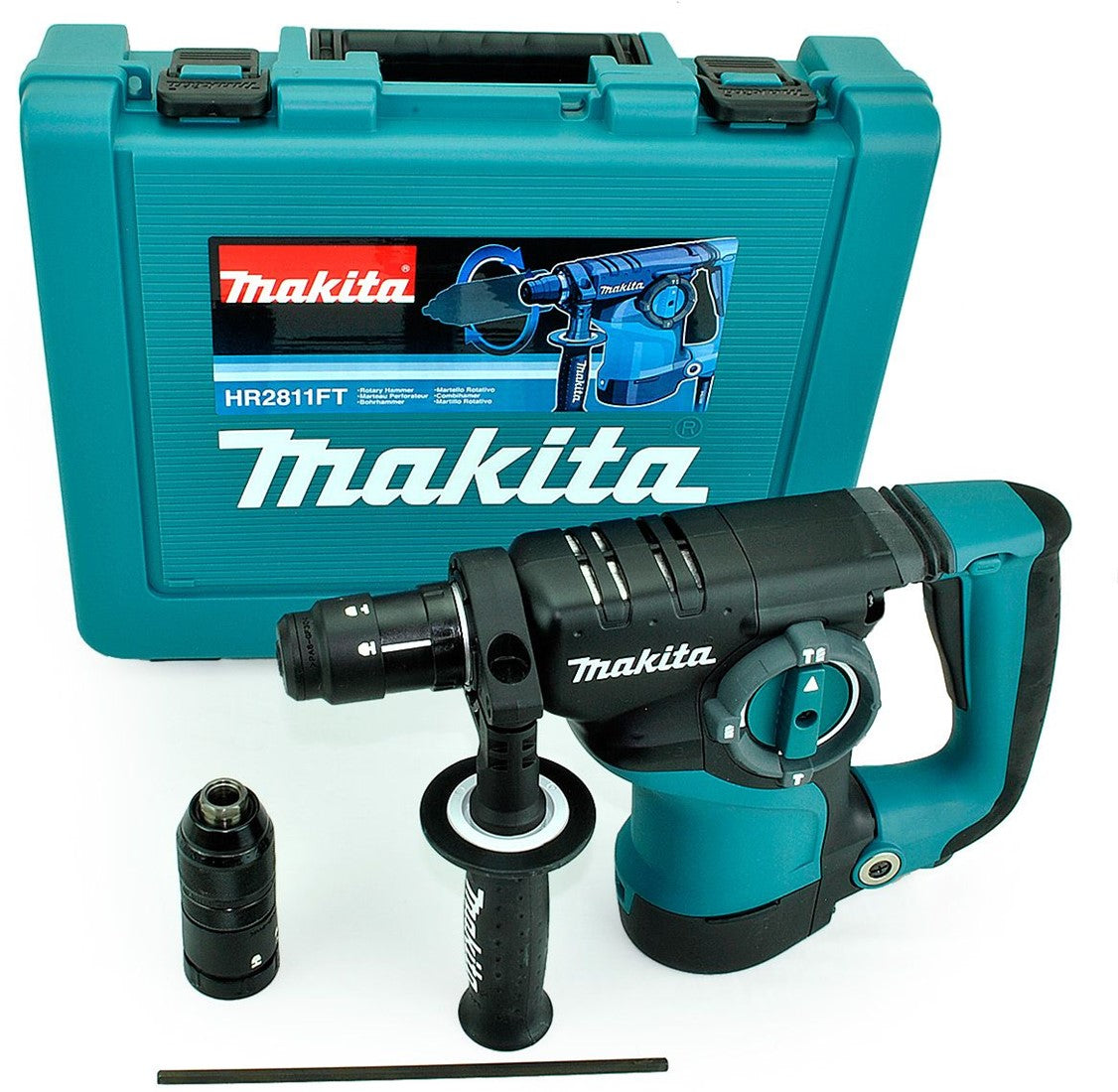 Makita HR2811FT Combihamer SDS+ 800W 230V in Koffer