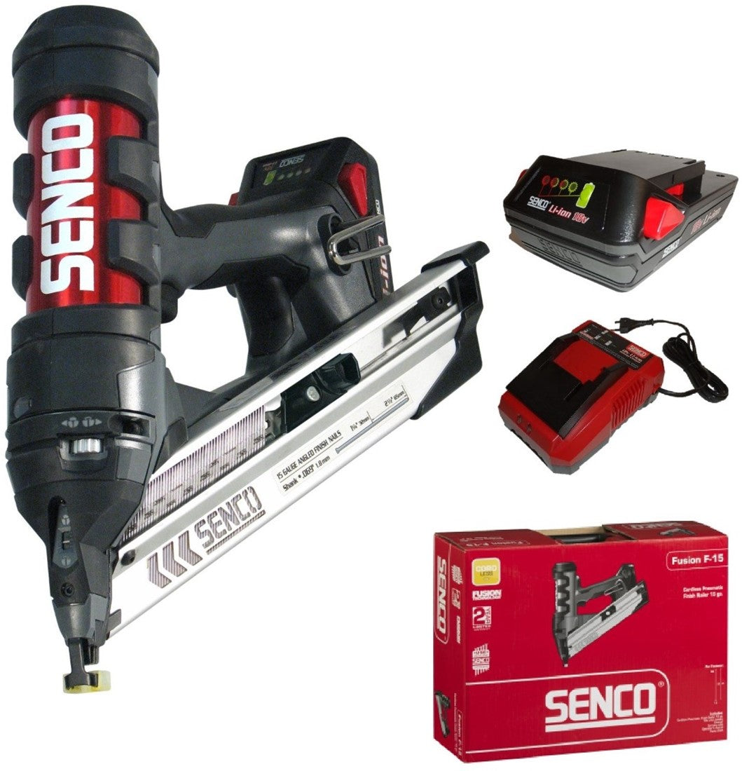 Senco Fusion F-15 DA Nageltacker 32-63mm 18V 1,5Ah (2x) im Koffer