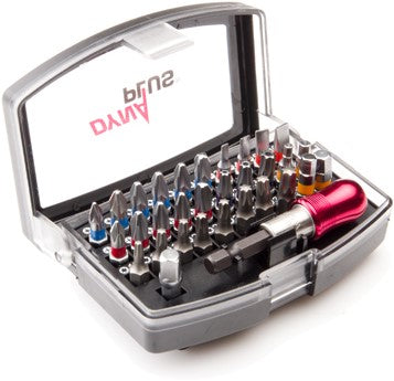 DynaPlus Schraubbits-Sortiment 32-teilig 25mm in Kunststoffbox