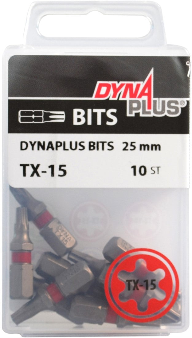 DynaPlus Screwdriver bits TX-15 25mm PU=10