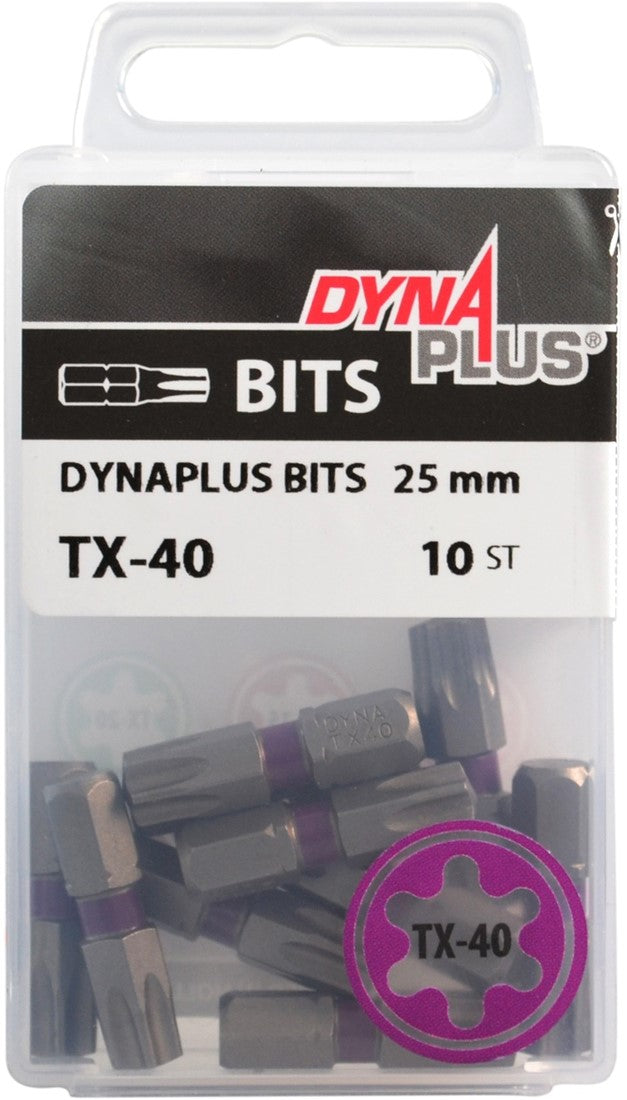 DynaPlus Schroefbits TX-40 25mm VE=10