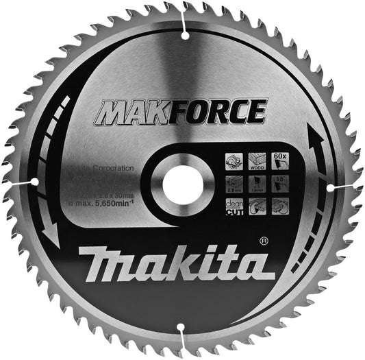 Makita Kreissägeblatt Holz 270x2,8x30mm 60T B-08573