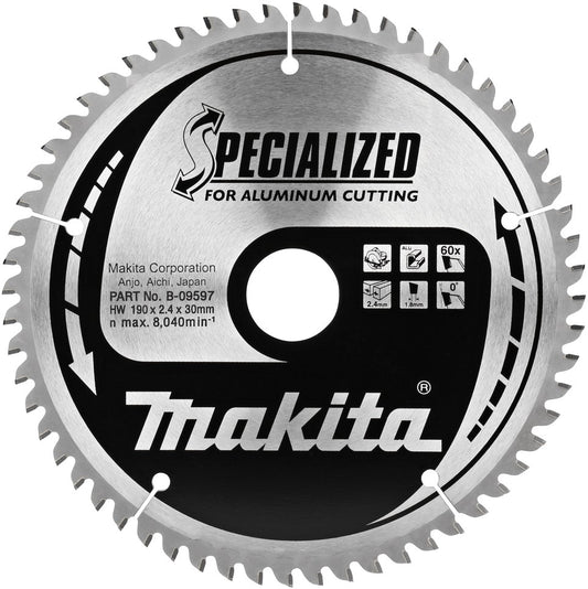 Makita Kreissägeblatt Aluminium 190x2,4x30mm 60Z