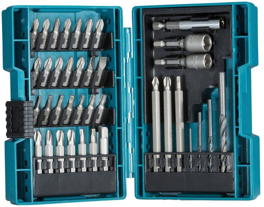 Makita Bohrer- und Bit-Set 38-teilig in Kunststoffbox B-54106