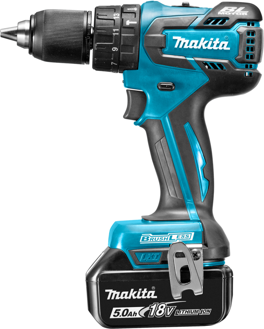 Makita DHP459RTJ Accu Klopboor-/Schroefmachine 18V 5.0Ah Li-ion in Mbox