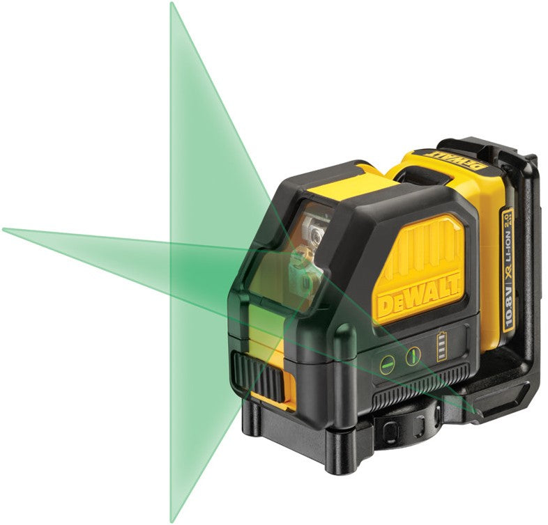 DCE088D1G Zelfniv Kruislijnlaser Groen 10.8V 2.0Ah XR Li-ion