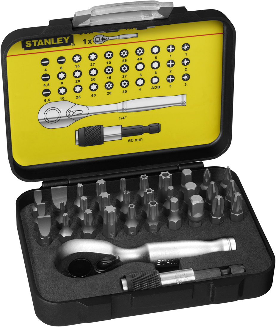 Stanley STA-1-13-904 Bitset Expert Pro 1/4 - Ratelsleutel (32 delig)