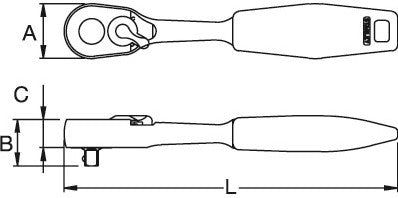 Stanley Ratchet MicroTough 1/4 STA-4-85-576""