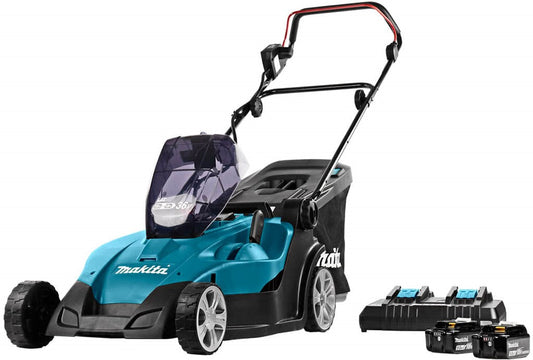 Makita DLM431PT2 Akku-Rasenmäher 2x18V 5,0Ah Li-Ion
