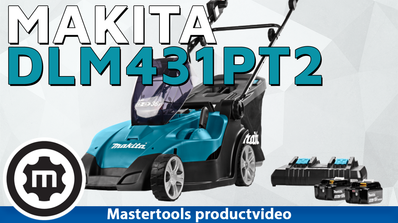 Makita DLM431PT2 Accu Grasmaaier 2x18V 5,0Ah Li-Ion