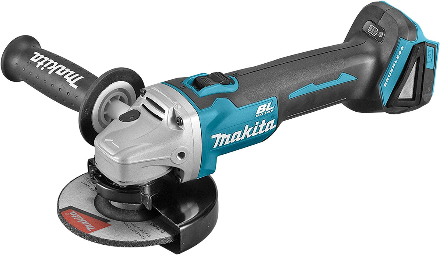 Makita DLX2157TJ1 Battery Combiset Impact / Screwdriver &amp; Angle Grinder 18V 5.0Ah Li-ion in Mbox