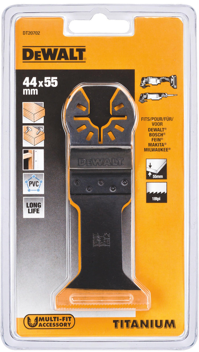 Multitool Titanium Sägeblatt BIM für Holz und Nägel 43x55mm VE=1