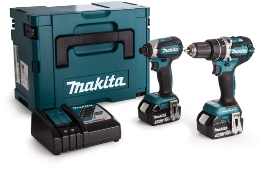 Makita DLX2180TJ 18V 5.0Ah Li-Ion Kombiset in Mbox
