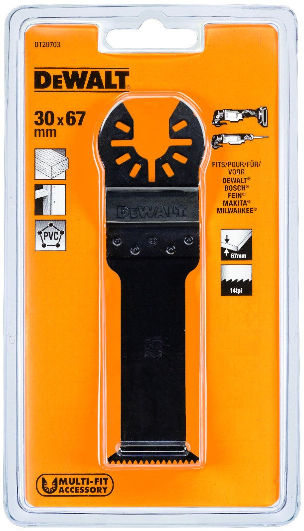 Multitool Saw Blade HCS for Hard Wood 67x31mm VE=1