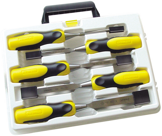 Stanley STA-2-16-888 DynaGrip Chisel Set 5 Pieces.