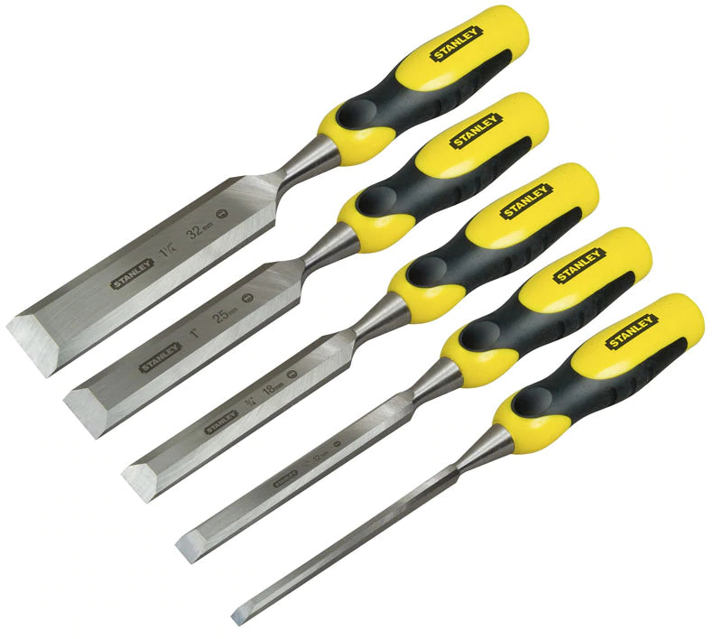 Stanley STA-2-16-888 DynaGrip Chisel Set 5 Pieces.