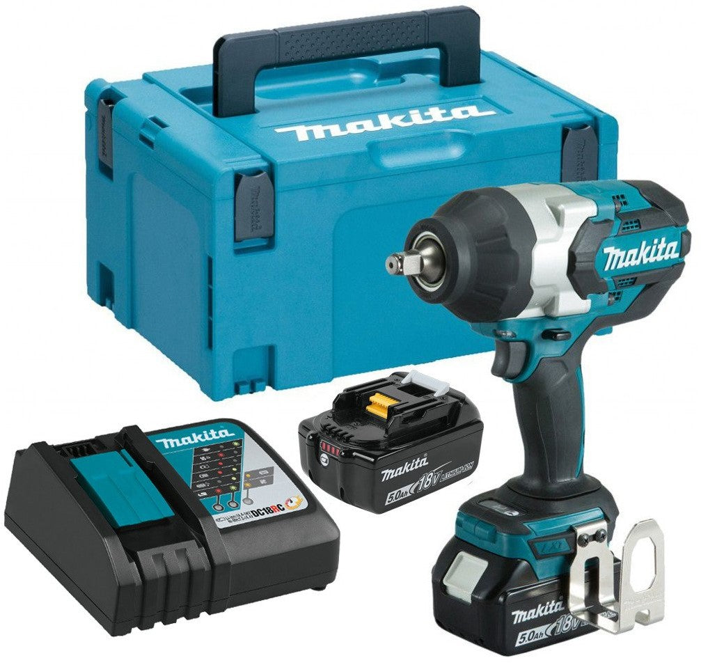 Makita DTW1002RTJ Slagmoersleutel 18V 5.0Ah Li-ion in Mbox